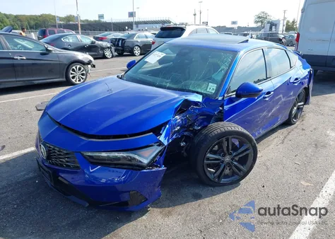 2025 Acura Integra A-Spec Technology из США, поврежденный, VIN 19UDE4H69SA000080